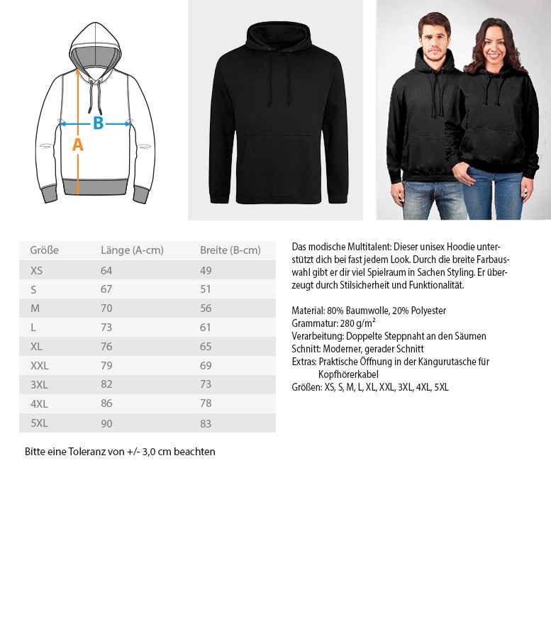 Keine Kopie  - Unisex Kapuzenpullover Hoodie