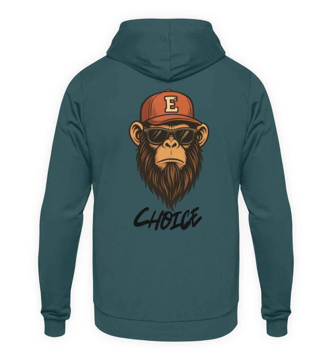 Schimpanse-Choice  - Unisex Kapuzenpullover Hoodie