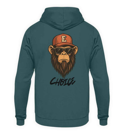 Schimpanse-Choice  - Unisex Kapuzenpullover Hoodie