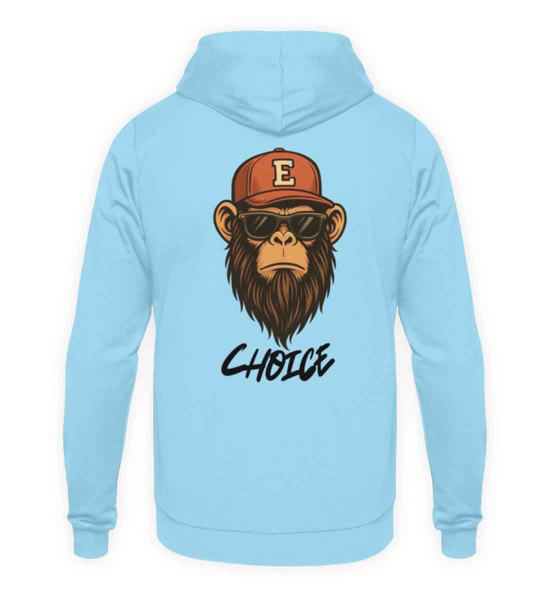 Schimpanse-Choice  - Unisex Kapuzenpullover Hoodie