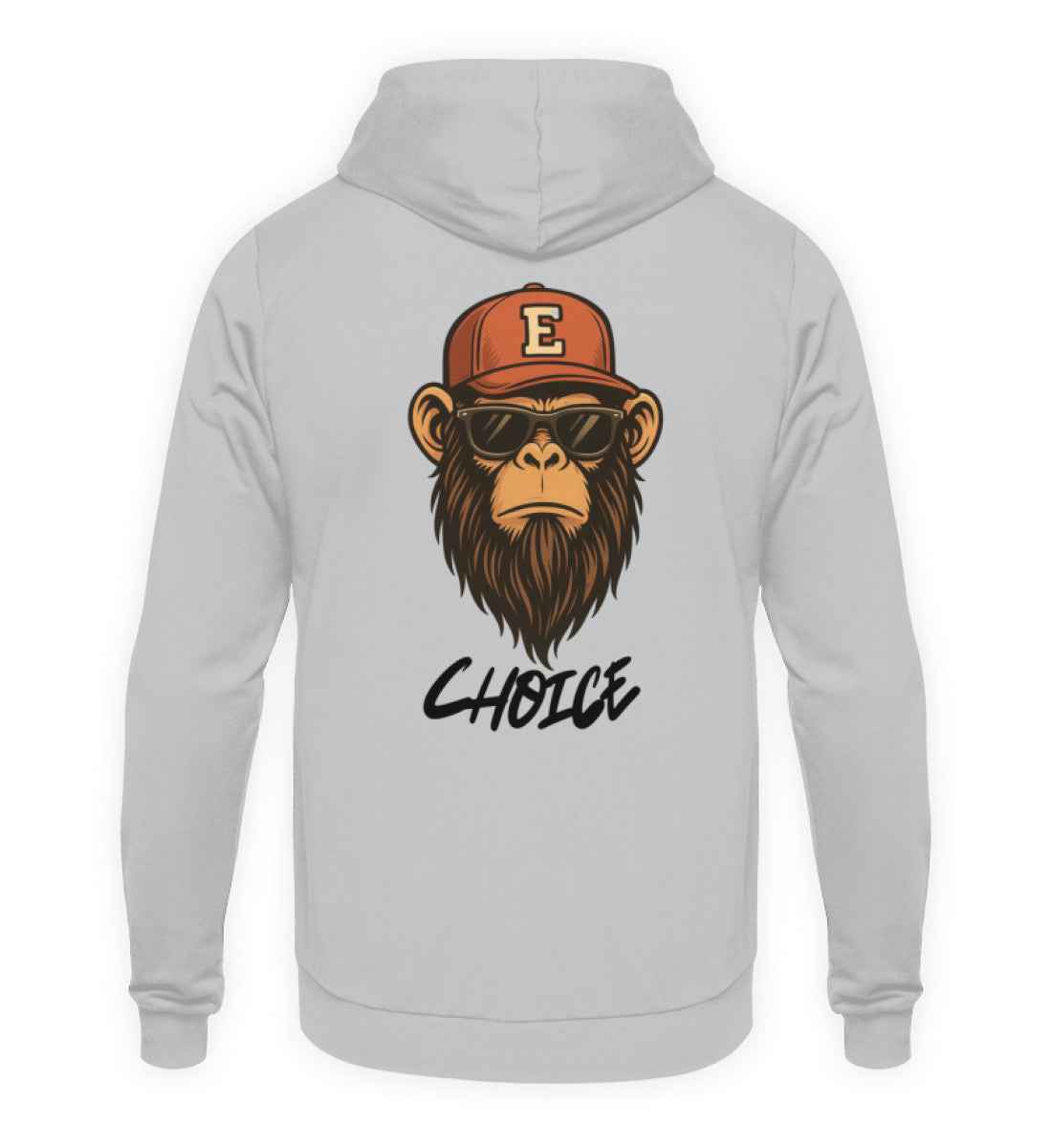 Schimpanse-Choice  - Unisex Kapuzenpullover Hoodie