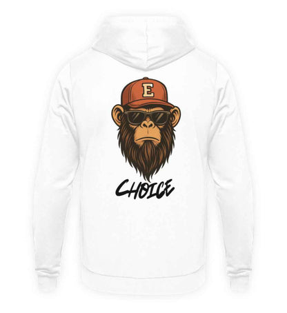 Schimpanse-Choice  - Unisex Kapuzenpullover Hoodie