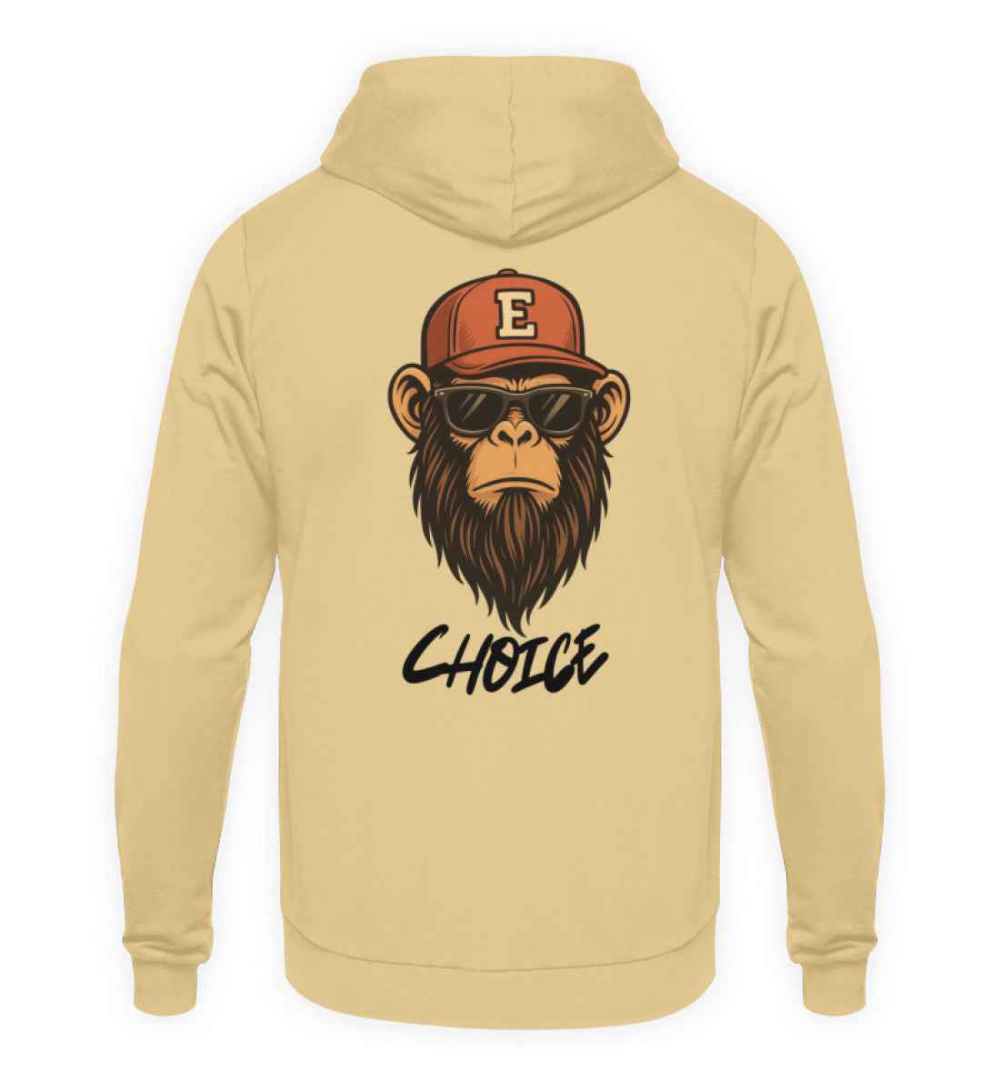 Schimpanse-Choice  - Unisex Kapuzenpullover Hoodie