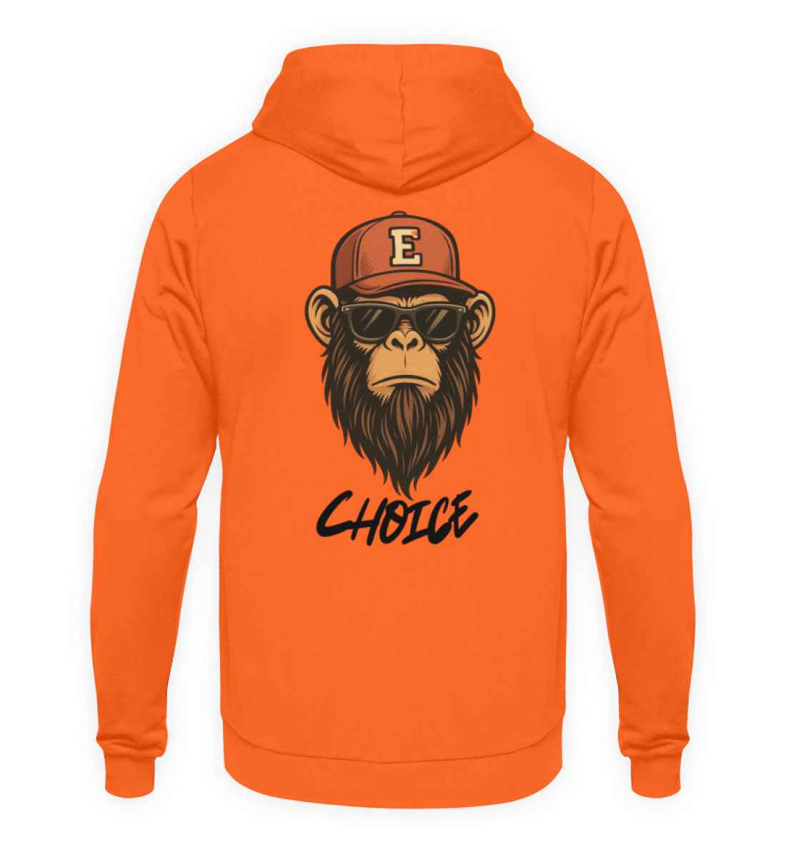 Schimpanse-Choice  - Unisex Kapuzenpullover Hoodie
