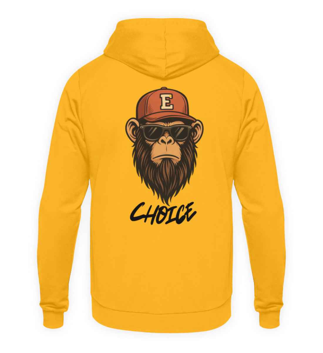 Schimpanse-Choice  - Unisex Kapuzenpullover Hoodie