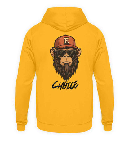 Schimpanse-Choice  - Unisex Kapuzenpullover Hoodie