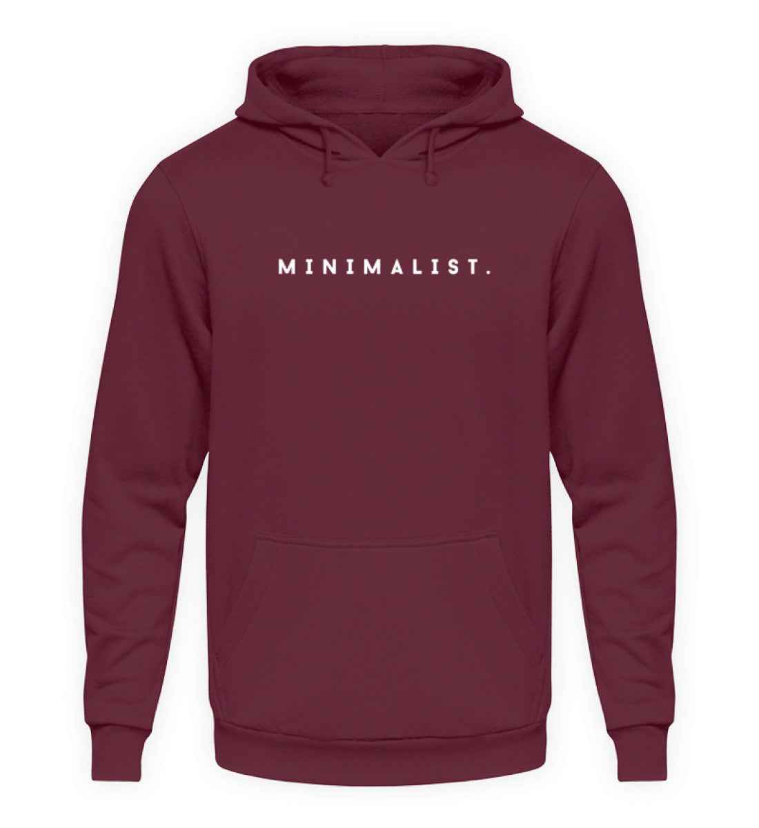 Minimalist White  - Unisex Kapuzenpullover Hoodie
