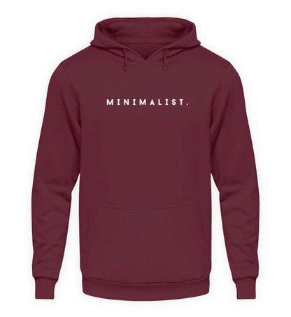 Minimalist White  - Unisex Kapuzenpullover Hoodie