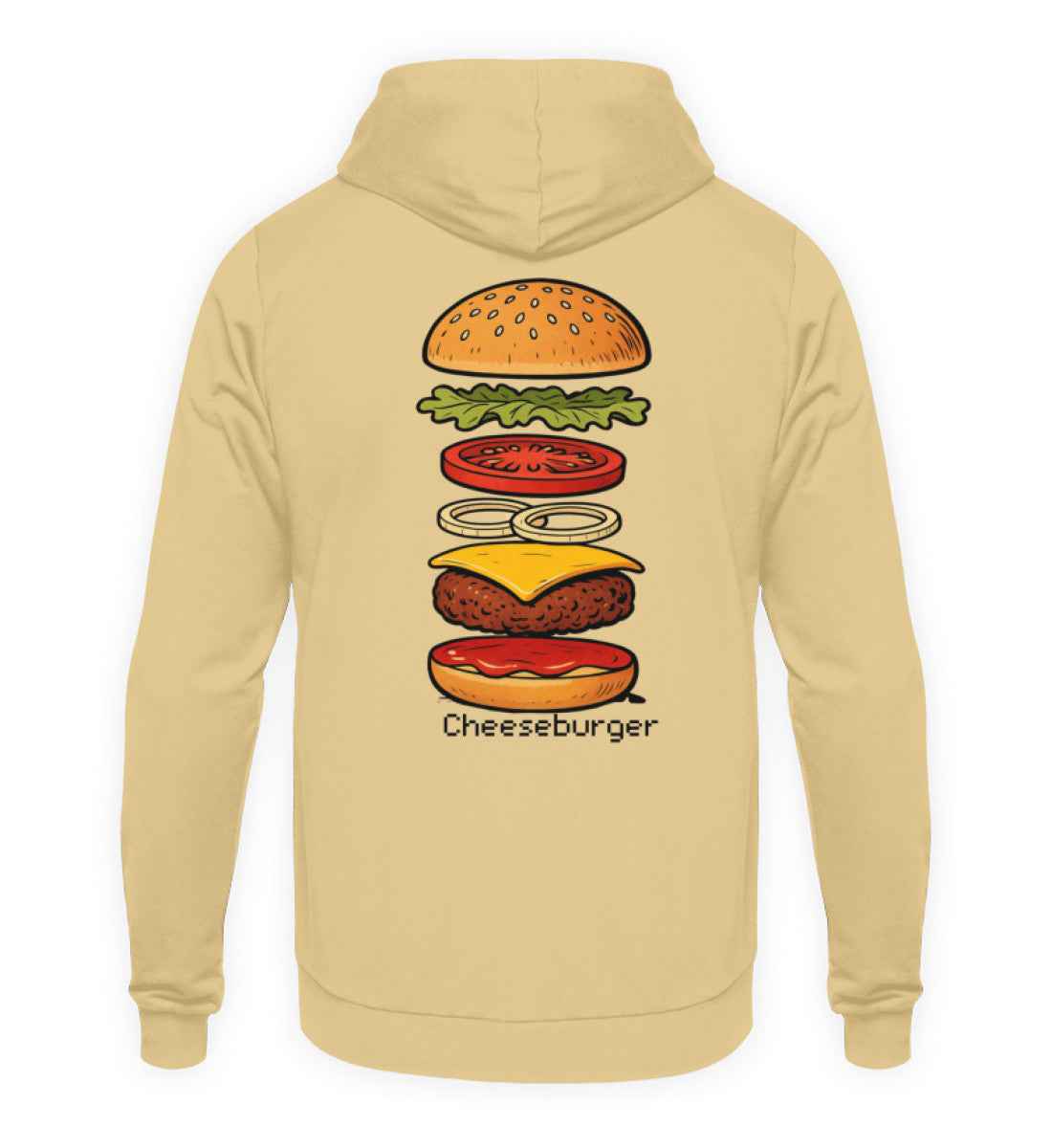 Exploded Burger Hoodie  - Unisex Kapuzenpullover Hoodie