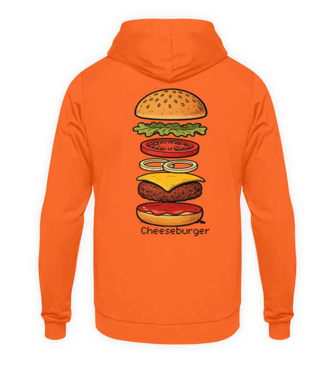 Exploded Burger Hoodie  - Unisex Kapuzenpullover Hoodie