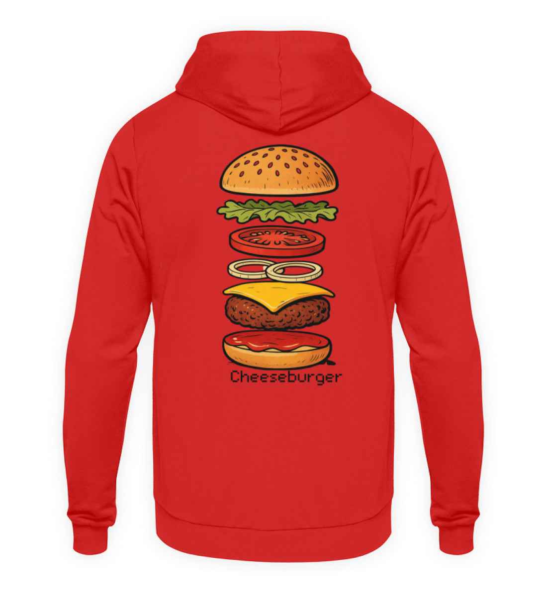 Exploded Burger Hoodie  - Unisex Kapuzenpullover Hoodie