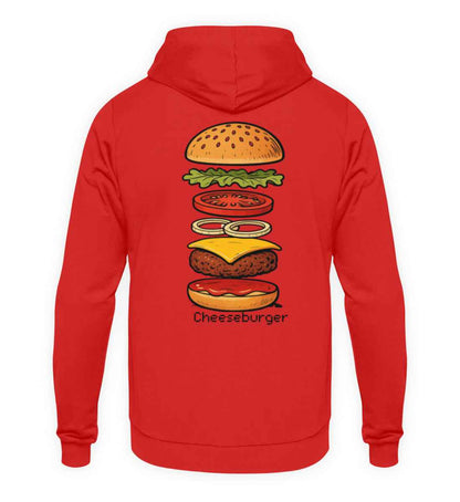 Exploded Burger Hoodie  - Unisex Kapuzenpullover Hoodie