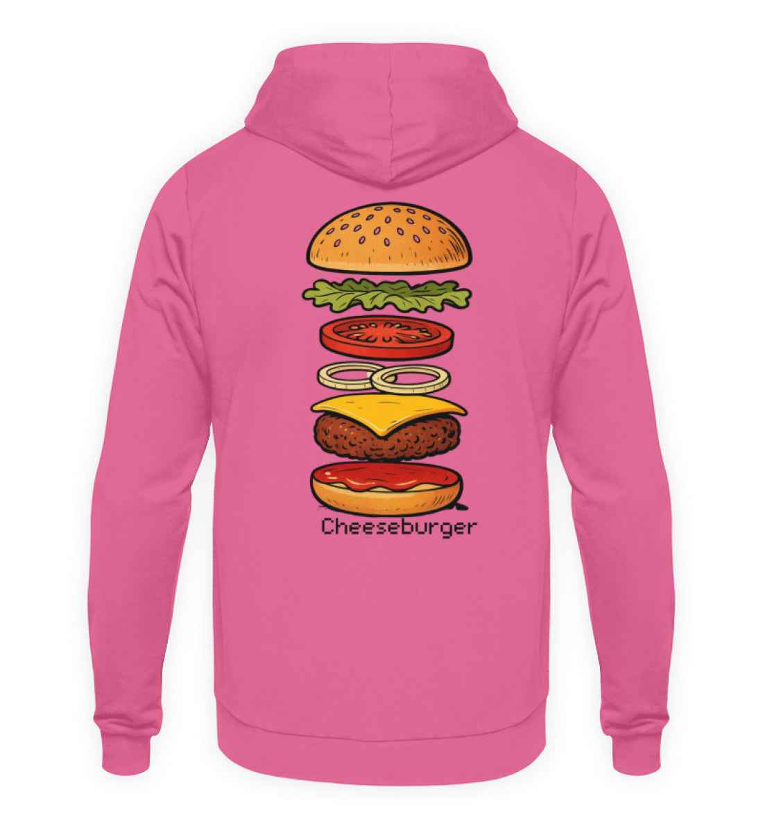 Exploded Burger Hoodie  - Unisex Kapuzenpullover Hoodie