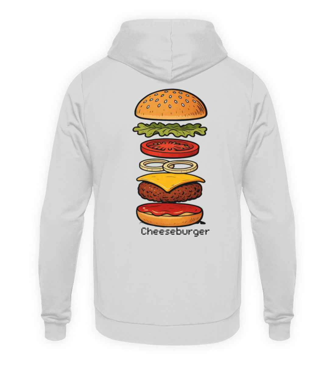 Exploded Burger Hoodie  - Unisex Kapuzenpullover Hoodie