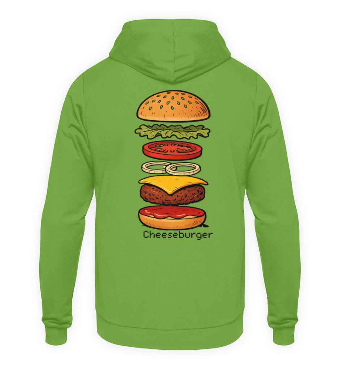 Exploded Burger Hoodie  - Unisex Kapuzenpullover Hoodie