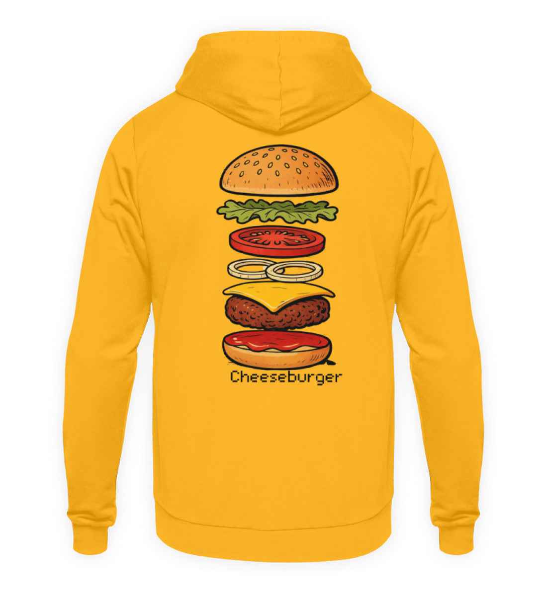 Exploded Burger Hoodie  - Unisex Kapuzenpullover Hoodie