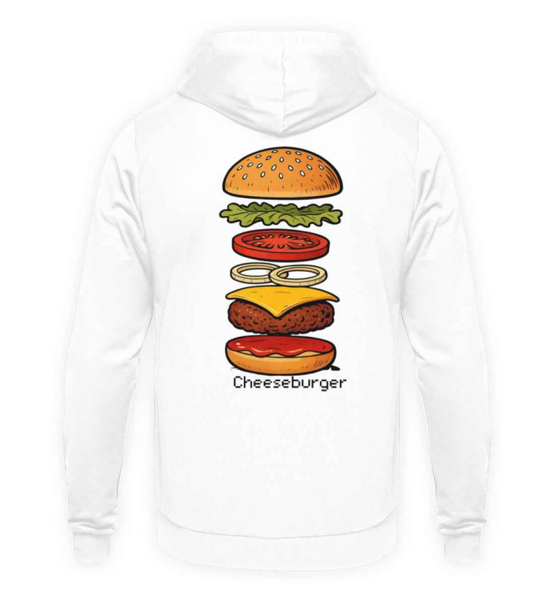 Exploded Burger Hoodie  - Unisex Kapuzenpullover Hoodie