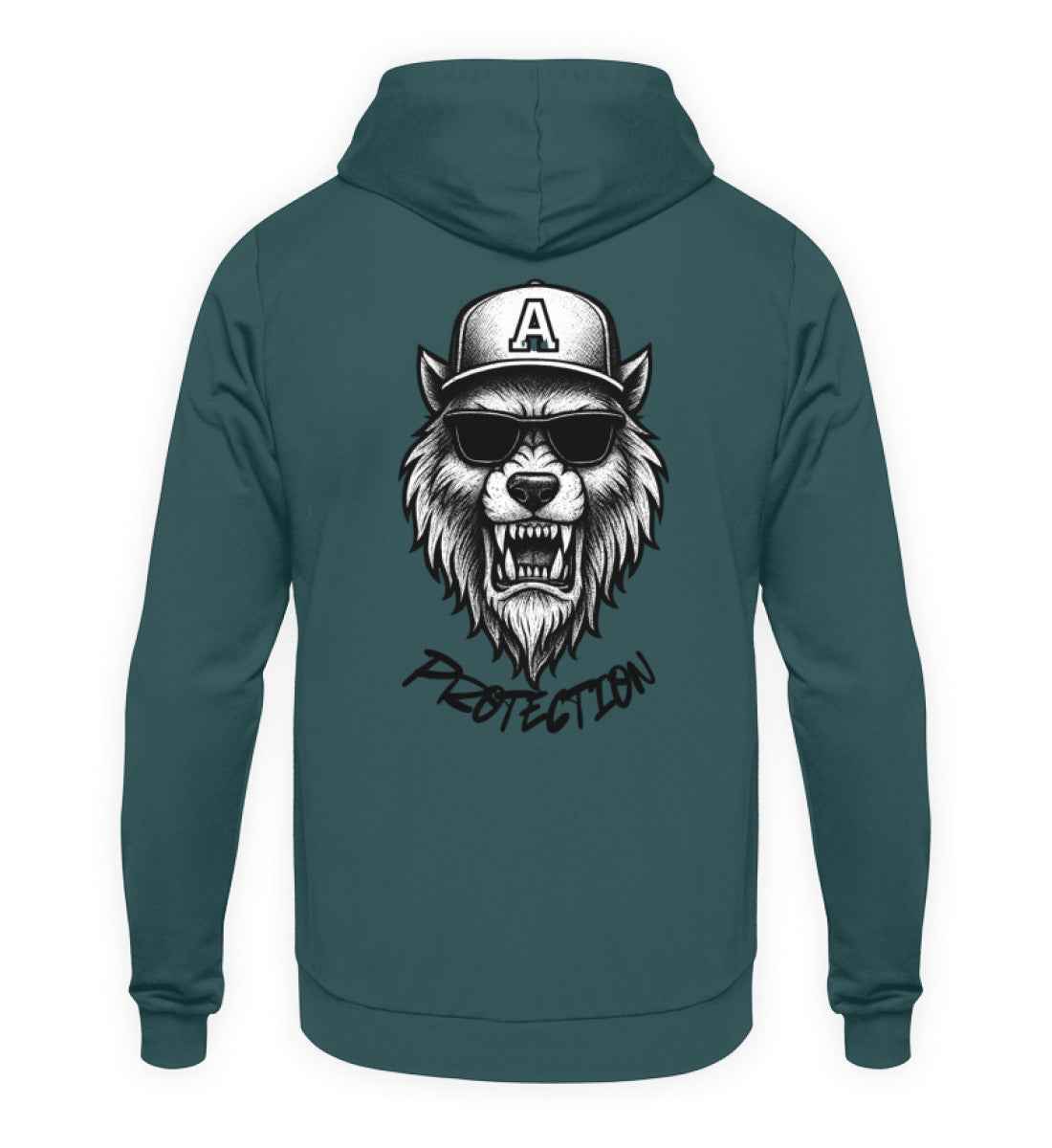 Wolf-Protection  - Unisex Kapuzenpullover Hoodie