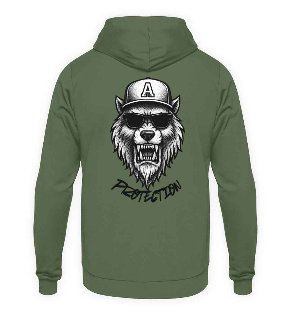 Wolf-Protection  - Unisex Kapuzenpullover Hoodie
