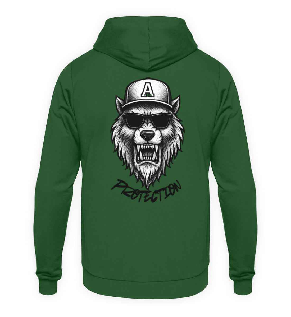 Wolf-Protection  - Unisex Kapuzenpullover Hoodie