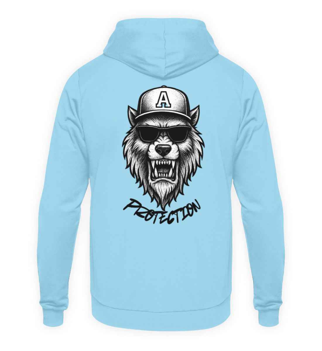 Wolf-Protection  - Unisex Kapuzenpullover Hoodie