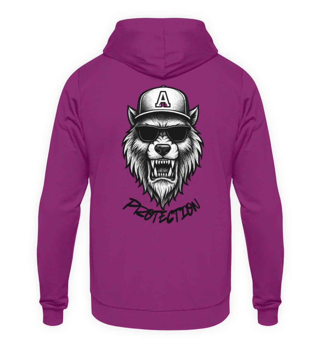 Wolf-Protection  - Unisex Kapuzenpullover Hoodie