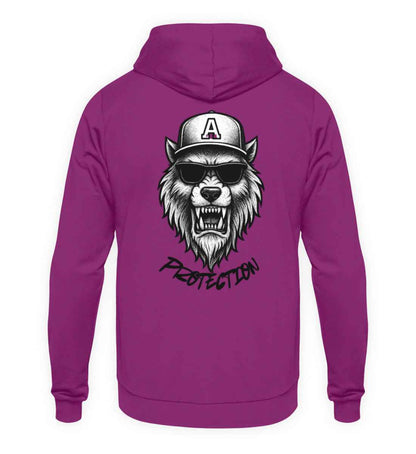 Wolf-Protection  - Unisex Kapuzenpullover Hoodie