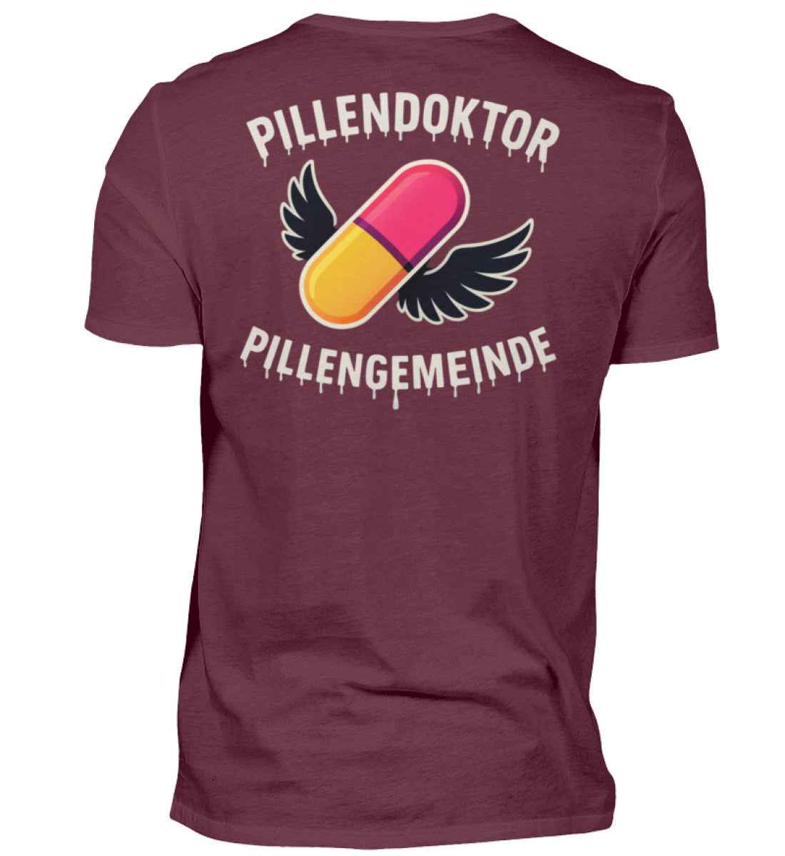 Pillendoktor x Pillengemeinde Unisex T-Shirt – Community Shirt | 185 g/m² | 100% Baumwolle