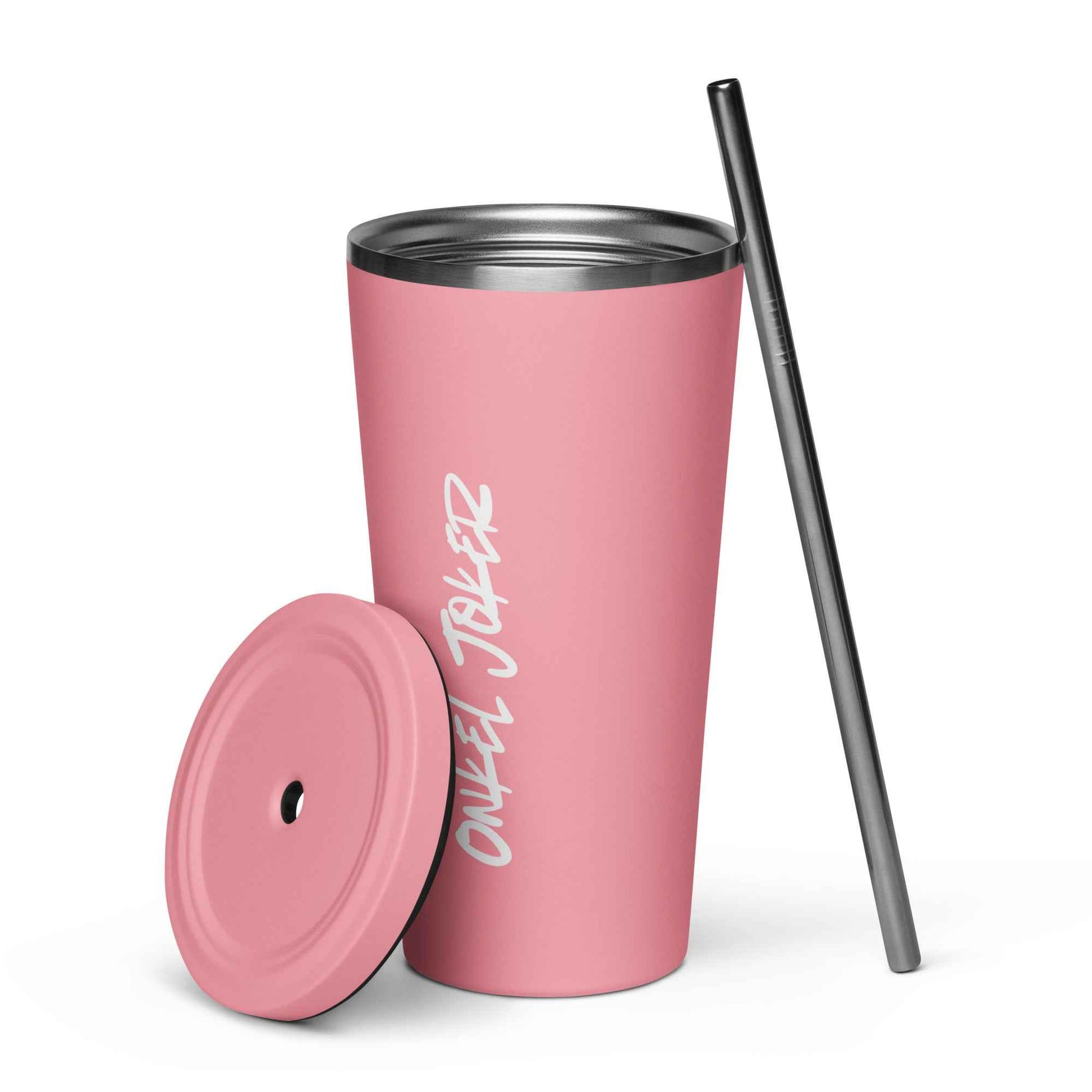 Thermobecher mit Strohhalm