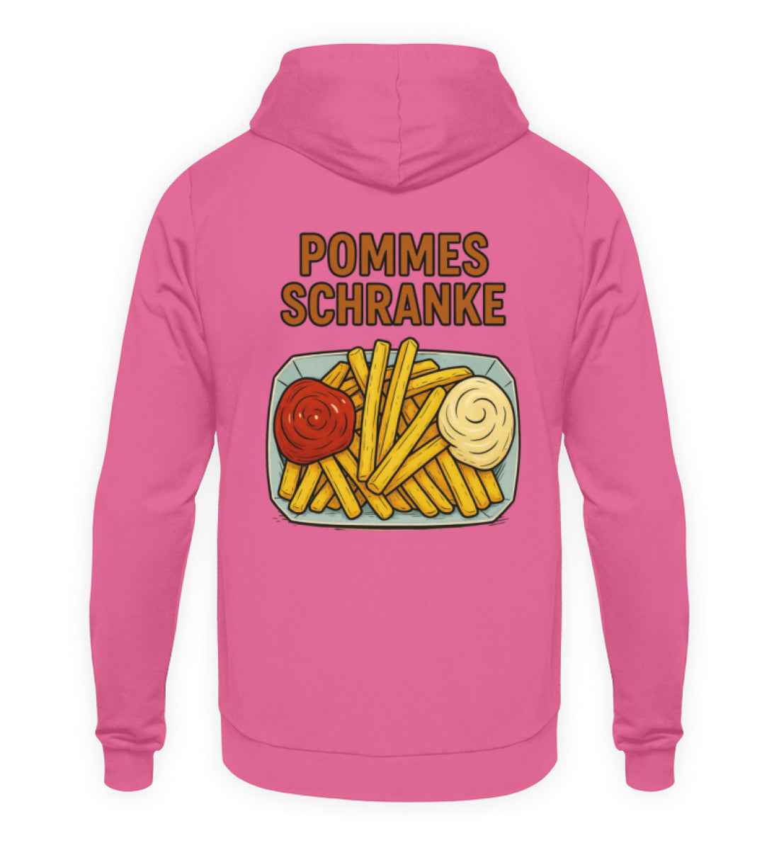 Pommes-Schranke  - Unisex Kapuzenpullover Hoodie