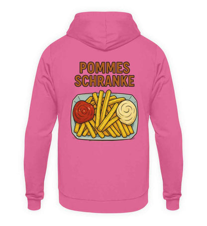 Pommes-Schranke  - Unisex Kapuzenpullover Hoodie