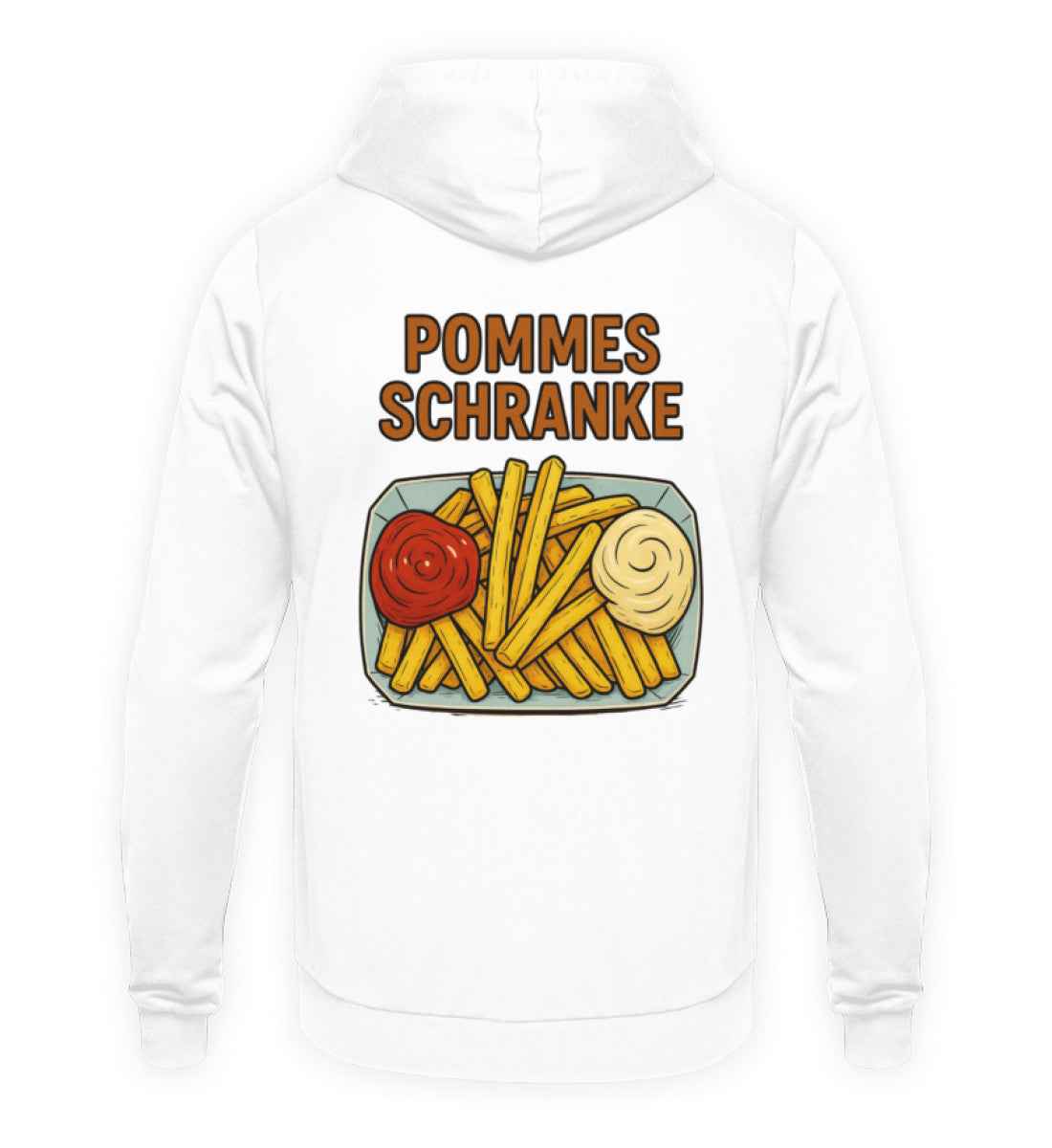 Pommes-Schranke  - Unisex Kapuzenpullover Hoodie