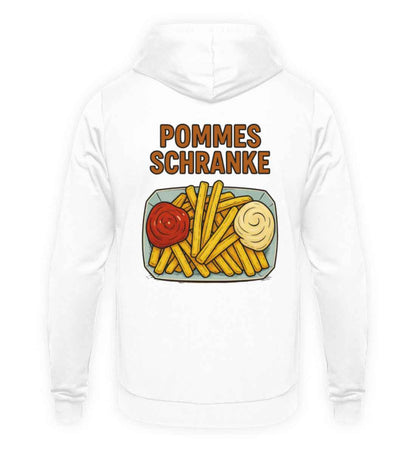 Pommes-Schranke  - Unisex Kapuzenpullover Hoodie