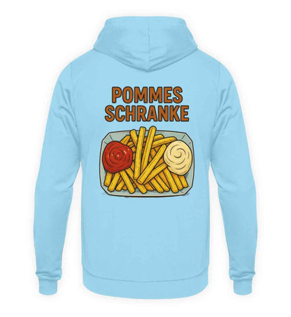 Pommes-Schranke  - Unisex Kapuzenpullover Hoodie