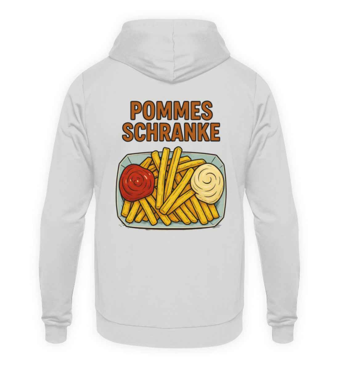 Pommes-Schranke  - Unisex Kapuzenpullover Hoodie