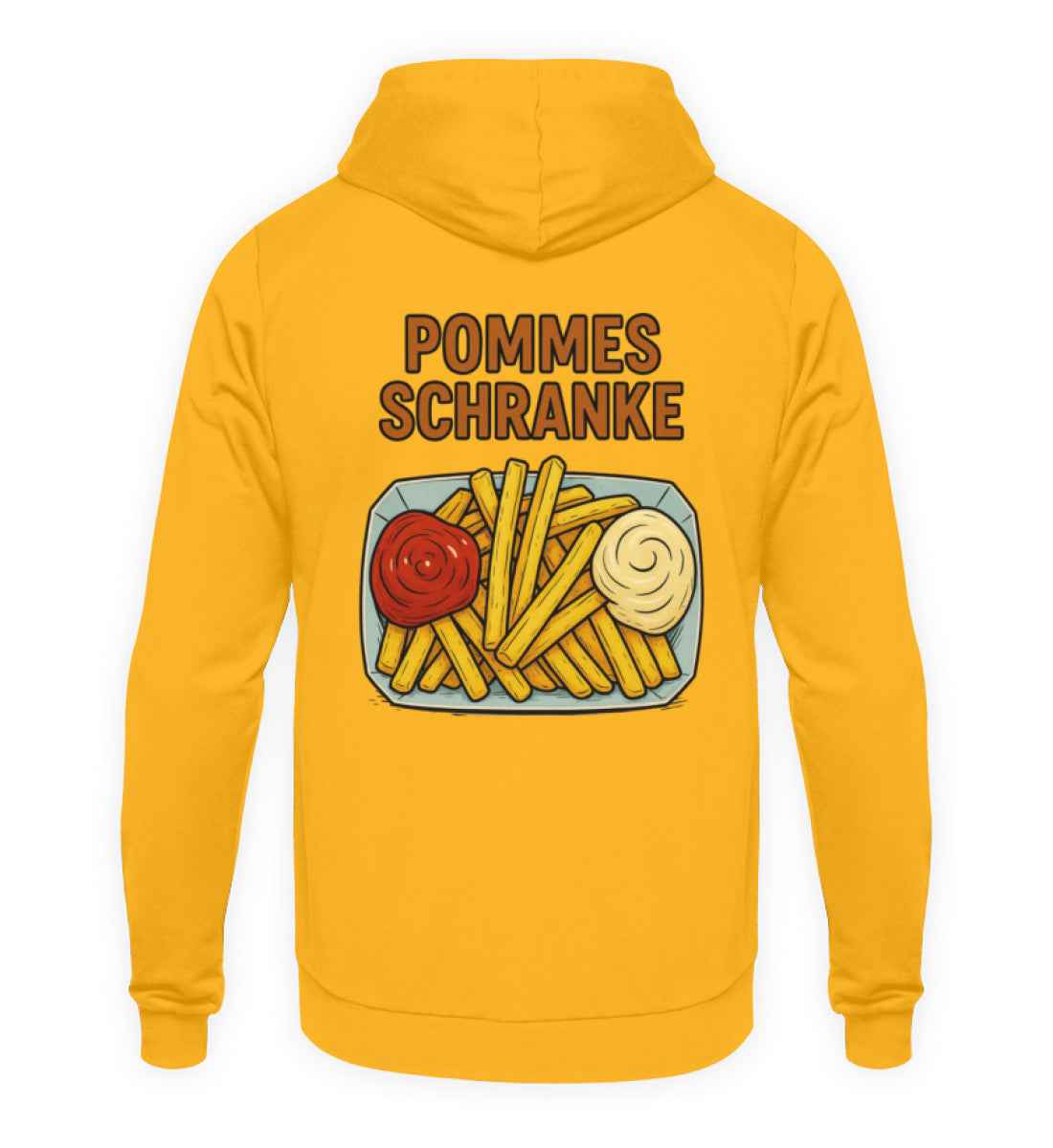 Pommes-Schranke  - Unisex Kapuzenpullover Hoodie
