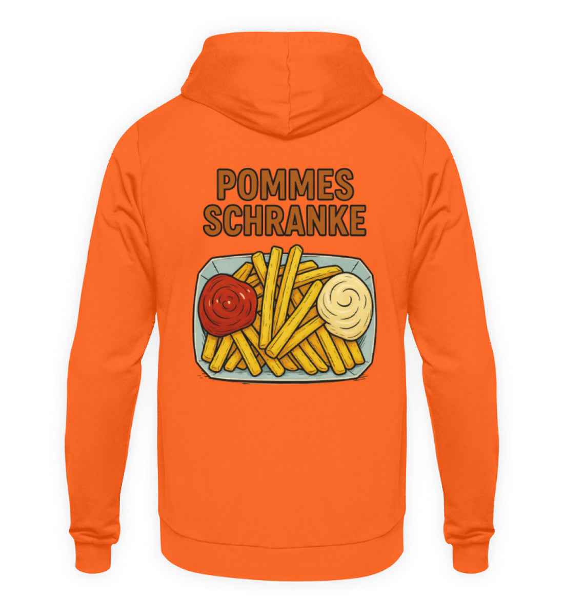 Pommes-Schranke  - Unisex Kapuzenpullover Hoodie