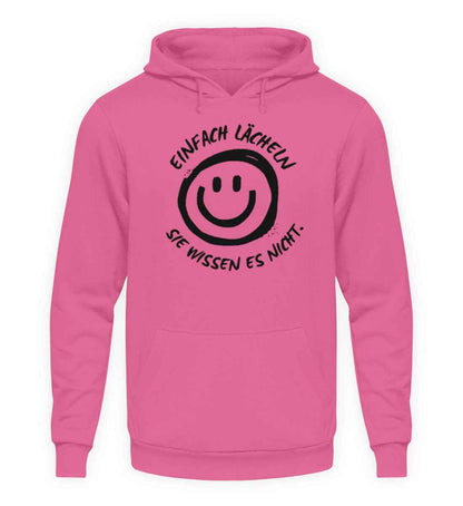 Lächeln  - Unisex Kapuzenpullover Hoodie