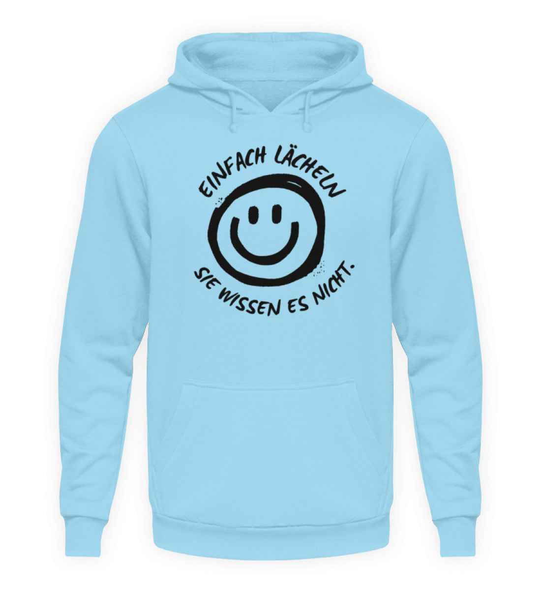 Lächeln  - Unisex Kapuzenpullover Hoodie