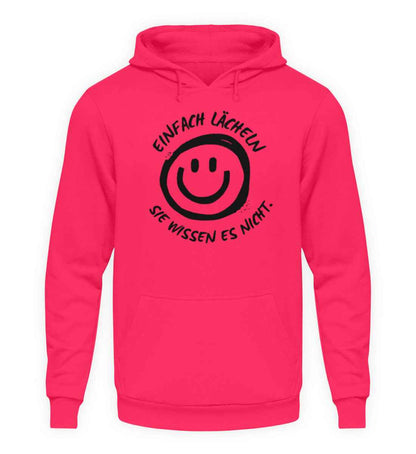Lächeln  - Unisex Kapuzenpullover Hoodie
