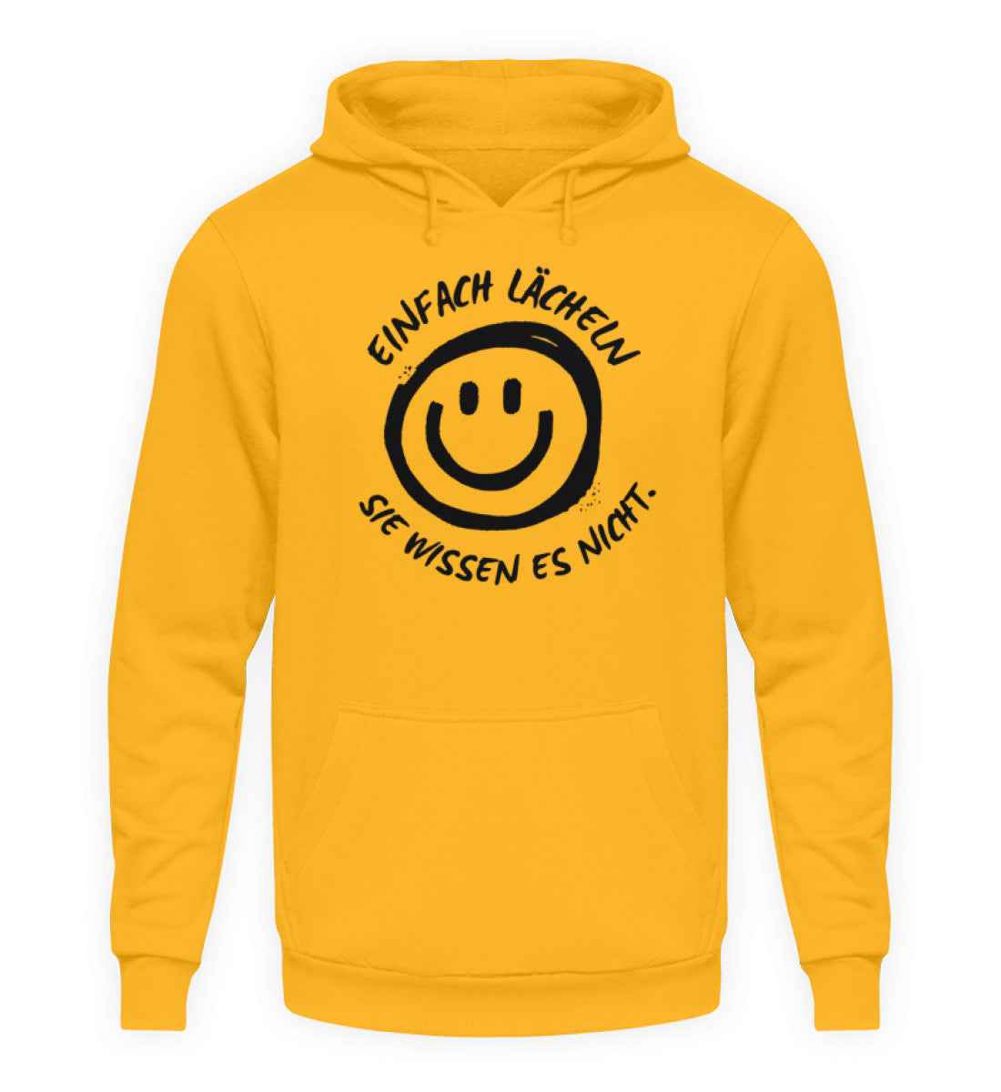 Lächeln  - Unisex Kapuzenpullover Hoodie