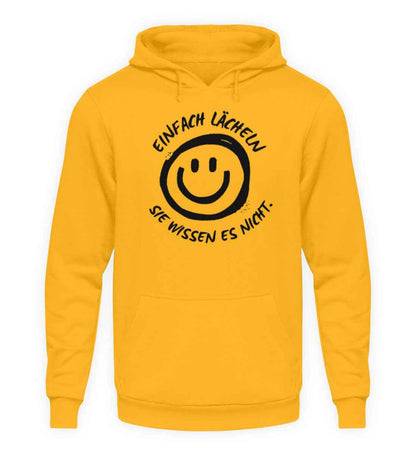 Lächeln  - Unisex Kapuzenpullover Hoodie