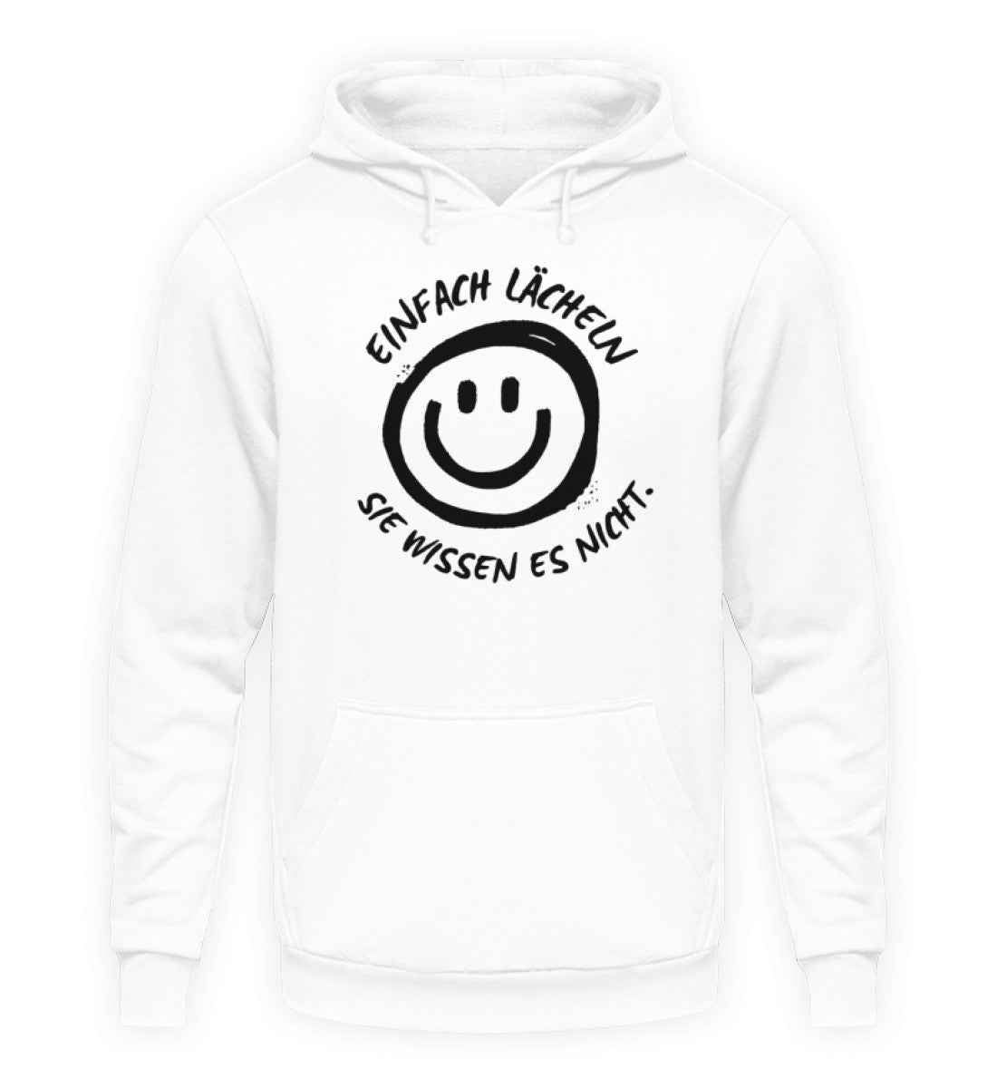 Lächeln  - Unisex Kapuzenpullover Hoodie