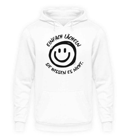 Lächeln  - Unisex Kapuzenpullover Hoodie