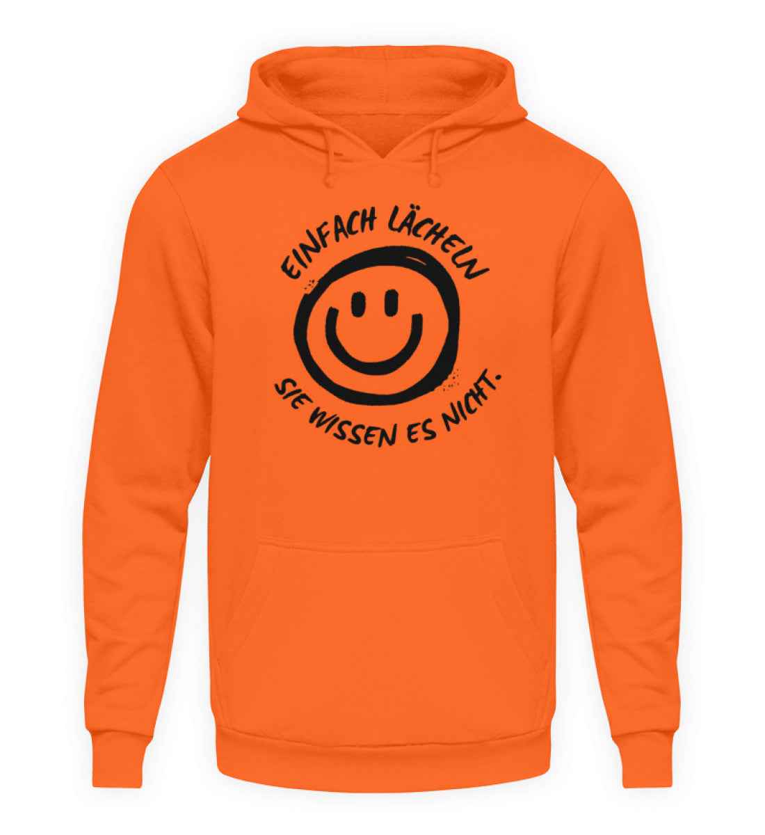 Lächeln  - Unisex Kapuzenpullover Hoodie