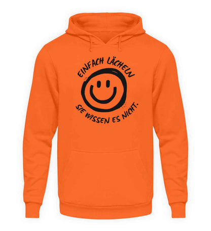 Lächeln  - Unisex Kapuzenpullover Hoodie