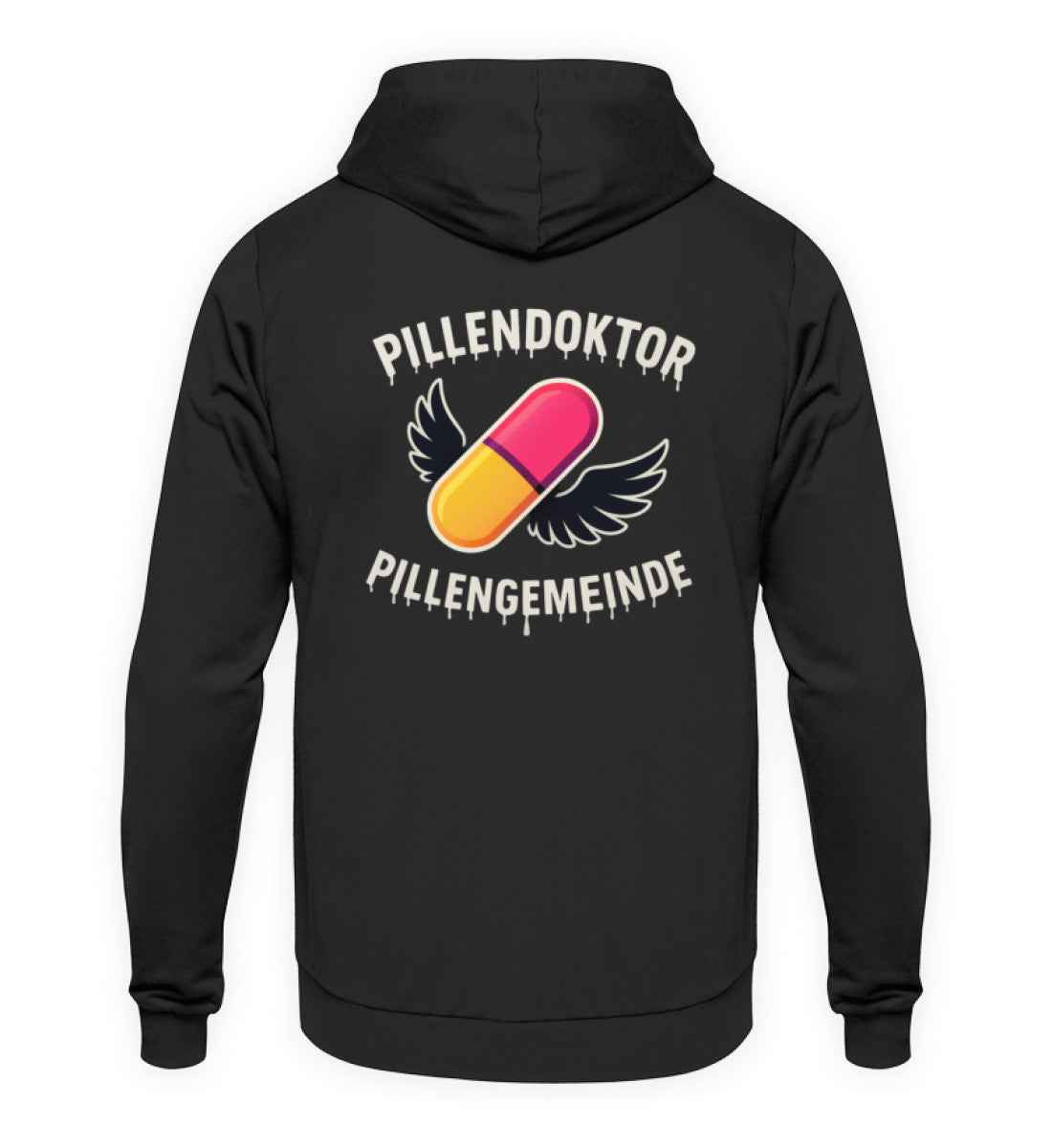 Pillendoktor x Pillengemeinde Unisex Hoodie – Community Hoodie | 280 g/m² | 80/20 Baumwolle