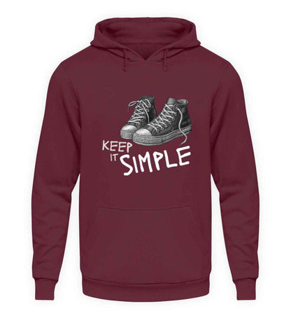 Keep It Simple  - Unisex Kapuzenpullover Hoodie